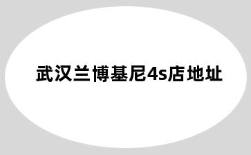 武汉兰博基尼4s店地址