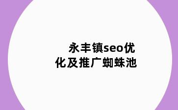 永丰镇seo优化及推广蜘蛛池