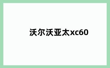 沃尔沃亚太xc60