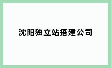 沈阳独立站搭建公司
