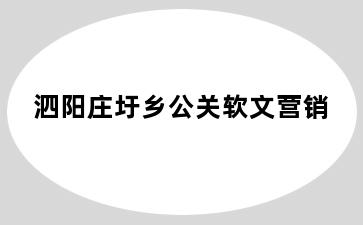 泗阳庄圩乡公关软文营销