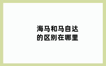 海马和马自达的区别在哪里