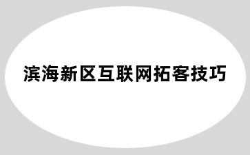 滨海新区互联网拓客技巧