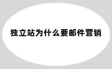 独立站为什么要邮件营销