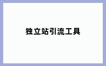 独立站引流工具
