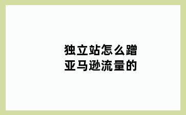 独立站怎么蹭亚马逊流量的