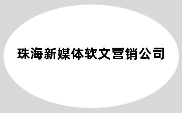 珠海新媒体软文营销公司