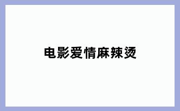 电影爱情麻辣烫