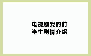 电视剧我的前半生剧情介绍