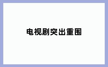 电视剧突出重围