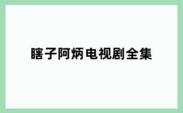 瞎子阿炳电视剧全集