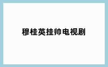 穆桂英挂帅电视剧