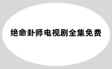 绝命卦师电视剧全集免费