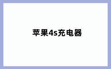 苹果4s充电器