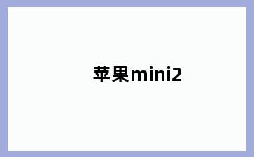 苹果mini2