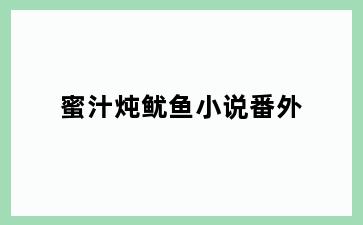 蜜汁炖鱿鱼小说番外