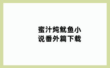 蜜汁炖鱿鱼小说番外篇下载