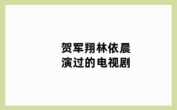 贺军翔林依晨演过的电视剧