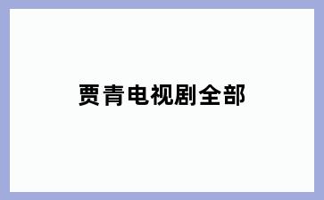 贾青电视剧全部