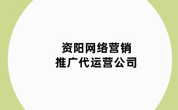 资阳网络营销推广代运营公司