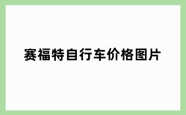 赛福特自行车价格图片