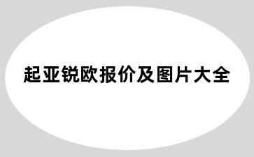 起亚锐欧报价及图片大全