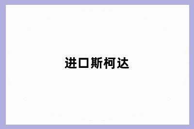 进口斯柯达