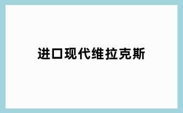 进口现代维拉克斯