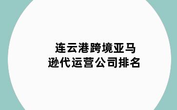 连云港跨境亚马逊代运营公司排名