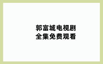 郭富城电视剧全集免费观看