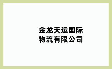 金龙天运国际物流有限公司
