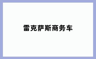 雷克萨斯商务车