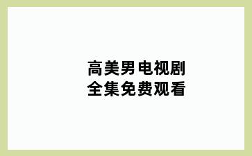 高美男电视剧全集免费观看