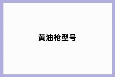 黄油枪型号