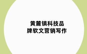 黄麓镇科技品牌软文营销写作